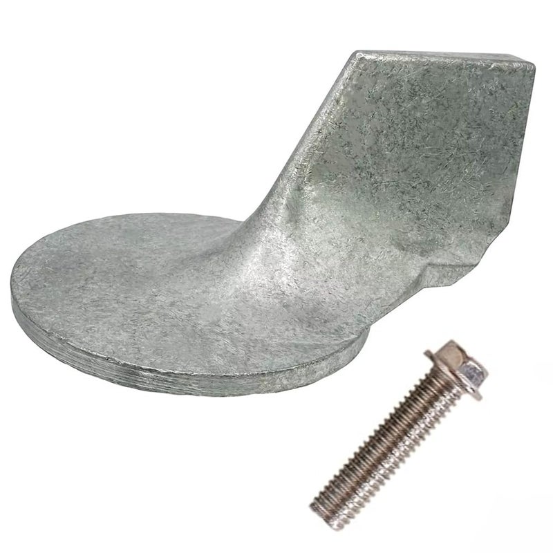 Boatman Zinc Alloy Trim Tab Anode 822777Q1 Replacement for Mercury Mercruiser Force 35HP-300HP Outboard Engine Sierra 18-6014 - Image 1